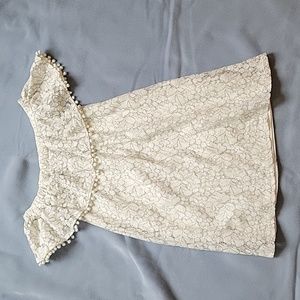 White off the shoulder dress